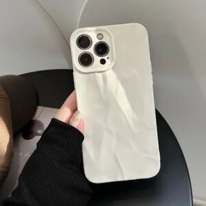 iPhone 16 Pro Max Cream Matte Silicone Fitted Case Protective Skin